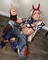 LTAKK Arataki Itto Cosplay Compatible with Genshin