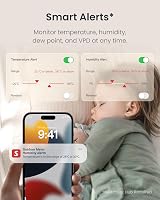 SwitchBot WiFi Thermometer Hygrometer 3 Pack with Hub Mini IP65 Indoor Outdoor view 4