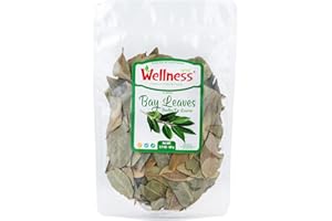 Wellness Bay Leaves 2.11 oz - Organic Whole Leaves for Culinary Excellence - Bulk Laurel Leaves for Cooking Pleasure - Fresh 