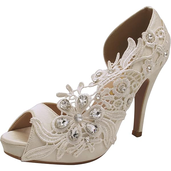 Large size bridal shoes Outlet