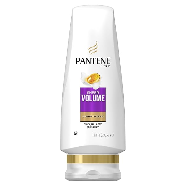 PANTENE PRO-V SHEER VOLUME CONDITIONER, 12 FL OZ (PACKAGING MAY VARY)