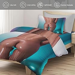 Sexy Woman Twin XL Dorm Bedding 3 Piece Naked Girl