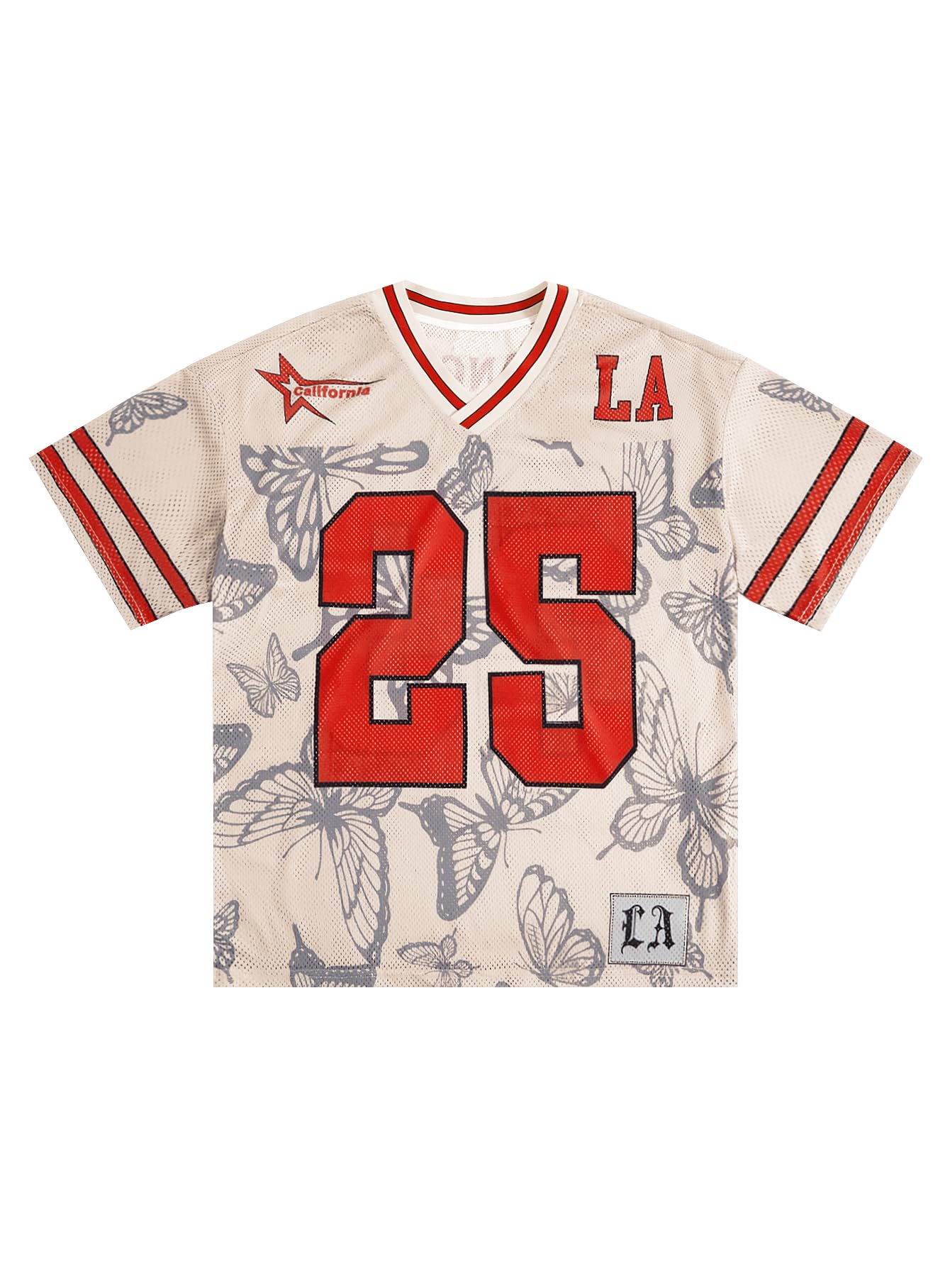 SOLY HUX Men's Summer Jersey Shirts Short Sleeve V