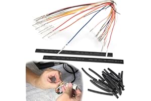 TIGERSGATE 14" & 16" & 18" Handlebar Wire Extension Harness Kit (CAN-Bus) for 1996-2006 Harley Dyna, Softail & Sportster Mode