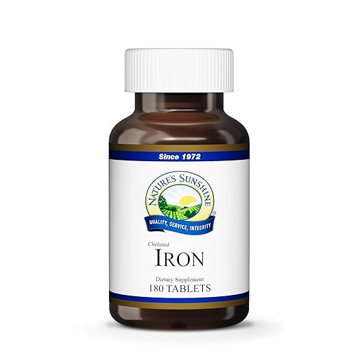 Amazon.com : Iron-Chelated /25MG (180) : Iron Mineral Supplements : Beauty