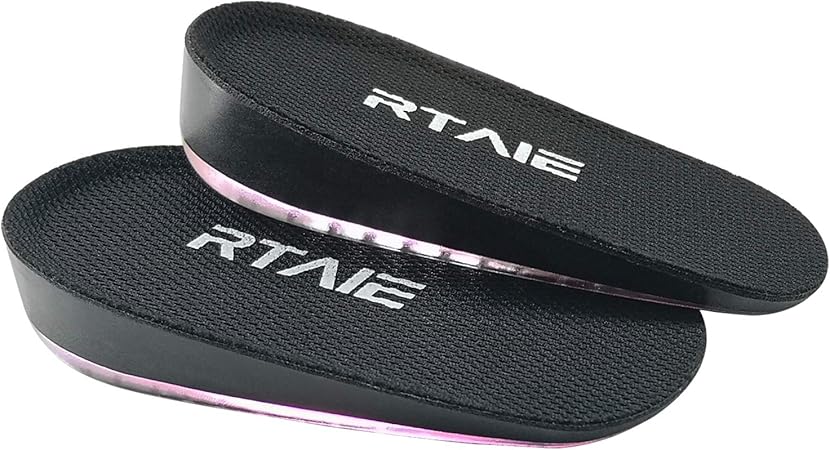 Amazon インソール シークレット 衝撃吸収 中敷き 身長アップ 3層構造 高弾力 防滑 大きいサイズ ブラック 男性用 小さいサイズ ピンク 女性用 Rtaie ドラッグストア