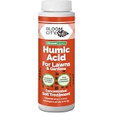Bloom City Humic Acid- Liquid Soil Conditioner for Plants and Lawns, 8 oz | Loosens Hard Packed Clay, Helps Roots Absorb Fertilizer, Fast-Acting Liquid, For Lawns &amp; Gardens, Feeds Beneficial Microbes