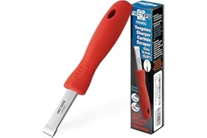 FIRSTINFO H5409A Automotive Gasket Scraper w/Tungsten Carbide Tip | Rust, Buildup Cleaning Blade Scraper Tool