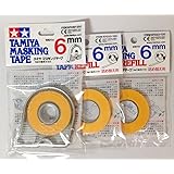 TAMIYA 6mm Masking Tape with 2pcs Refill
