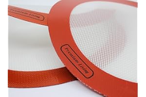 Round Silicone Baking mat for Cakes, Pastry, pies, 0.75 MM Thick, Reusable Baking Liner, Non-Stick, Easy Clean, FDA Approved,