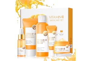 IONSGAKO 5PCS Skin Care Set for Teenage Girls Face Hydrating Skincare Gift Set for Women Travel Size Skin Care Kit with Clean