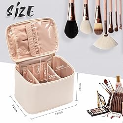 OCHEAL Makeup Bag, Portable Cosmetic Bag, Large