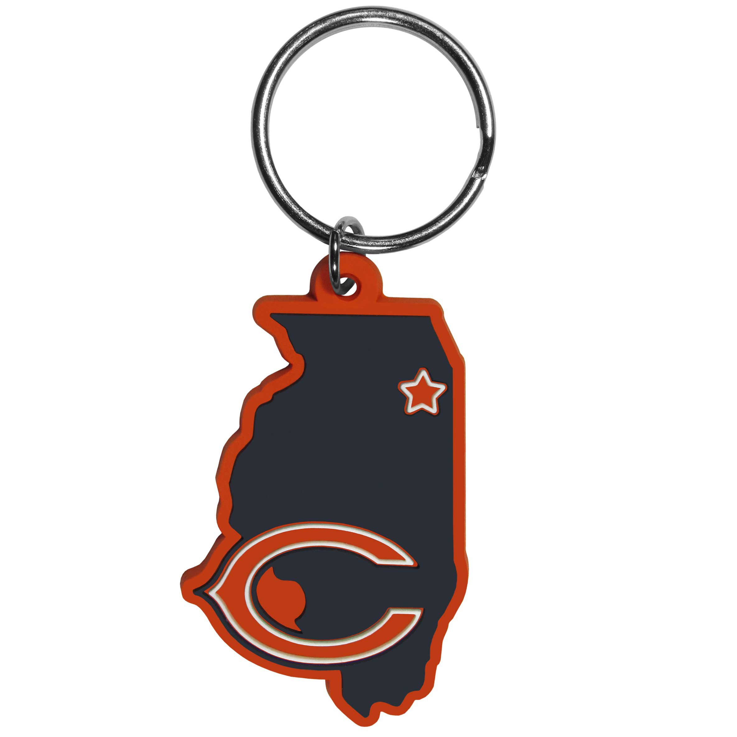 Siskiyou NFL Chicago Bears Home State Flexi Key Chain