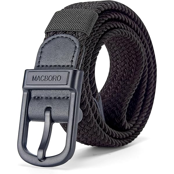 nickel free titanium dress belt buckle modern black Black Leather Work Belt with Heavy Duty Durable Titanium Buckle main image 0