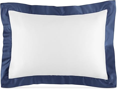 Amazon ラルフローレンホームlangdonロイヤルピーコックブルーborder枕シャム 標準 寝具 オンライン通販