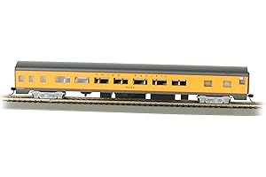 Bachmann Industries Union Pacific Smooth-Side Coach Car with Lighted Interior (HO Scale), 85'