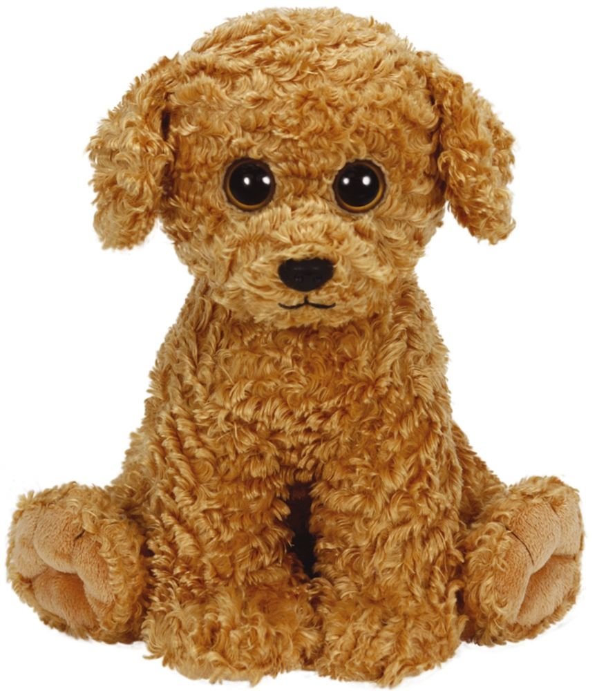 TY Luke Blue Dog Classic 33 cm Light Brown