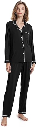 SIORO Ladies Soft Pajamas Set 2 Piece 