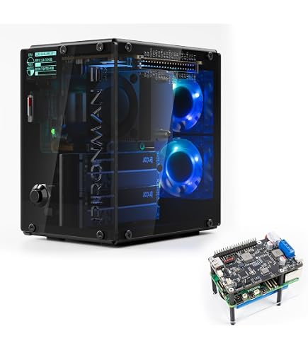 Amazon.com: Pironman 5-MAX Dual NVMe M.2 SSD PCIe PC Case with 27W