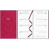 Letts of London® Woodland 2025 Weekly Planner, 12 Months, January to December, Sewn Binding, Medium Pocket, 5.875" x 3.125", 