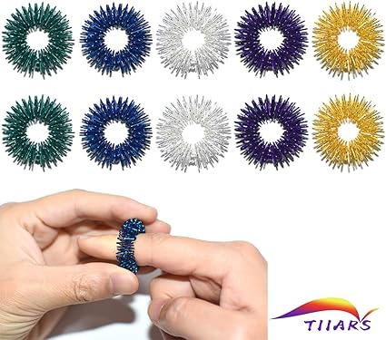 spiky sensory finger rings