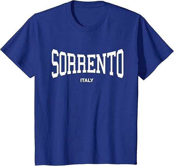 Amazon.com: Sorrento Vintage Retro Sports Sorrento Gift T-Shirt: Clothing