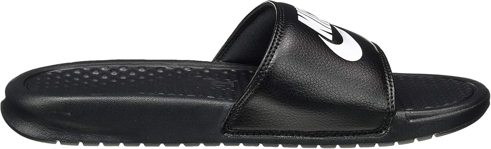 nike benassi sliders in black
