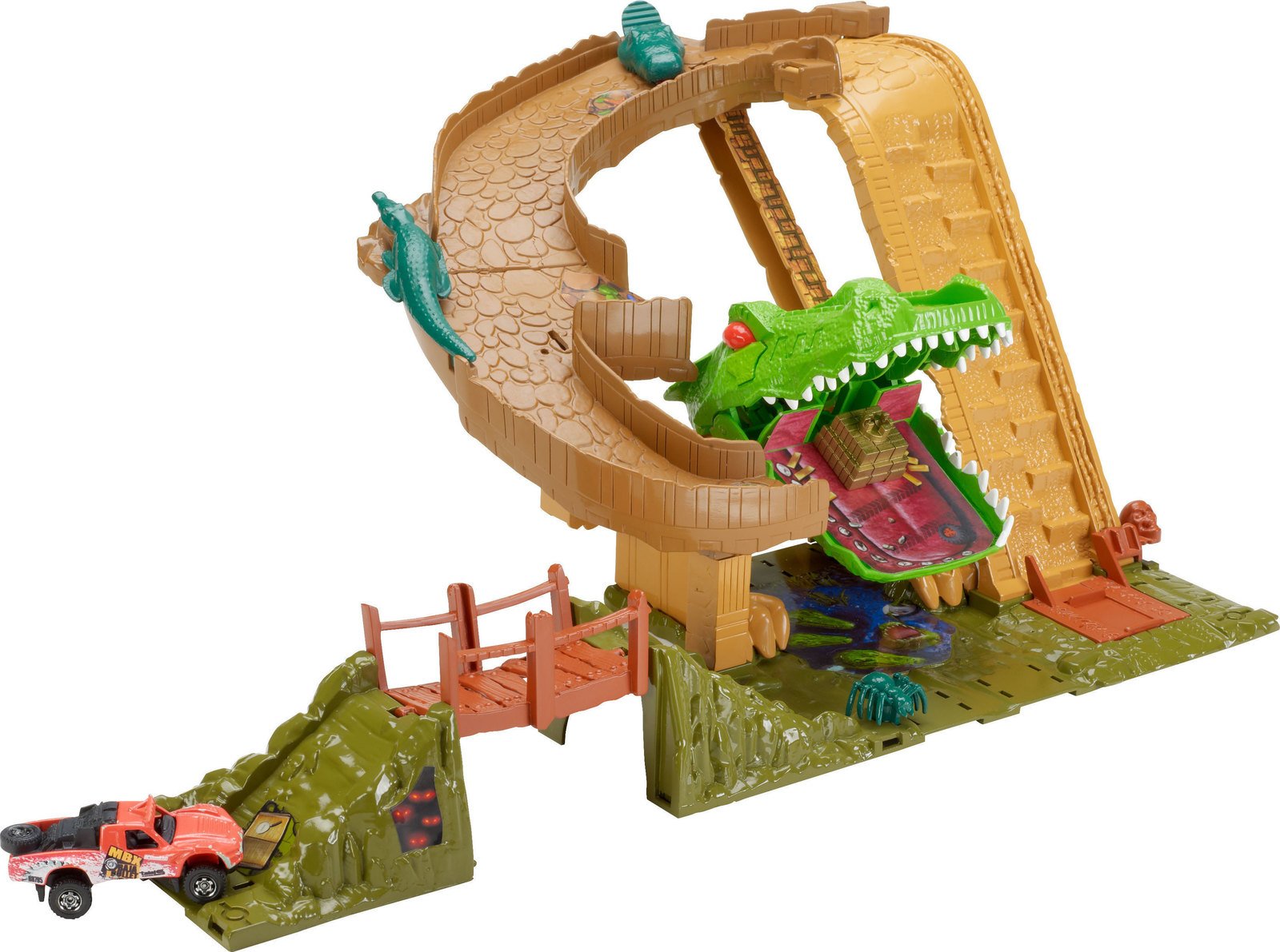 Matchbox Beware of the Croc in this fun filled Hot Wheels adventure