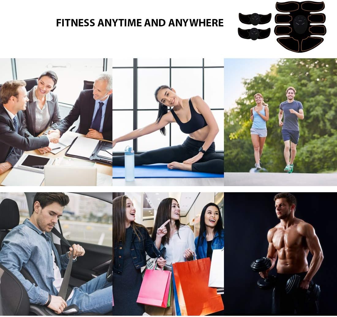 Abdominal Muscle Trainer Abs Muscle Toner Abdomen Training Abdomen Slimming Bodybuilding for Abdomen/Arm/Leg Fitness Home Office Exercise for Men Women : Sports & Outdoors