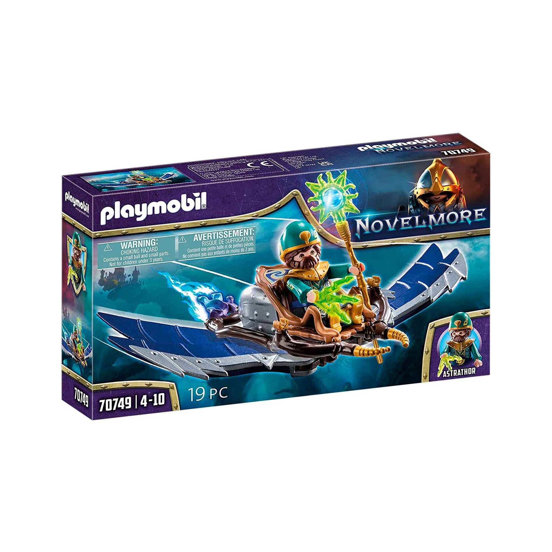 Playmobil 70749 Novelmore Knights Violet Vale - Air Magician, Fun Imaginative Role-Play, PlaySets Suitable for Children Ages 4+