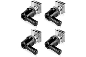 JAGASOL New Saddlebag Locks for Harley Davidson, Heavy Duty Saddle Bag Screw Anti-Theft Mounting Bolts for 1992-Later Touring Street Glide, Electra Glide, Road King, Road Glide, Black