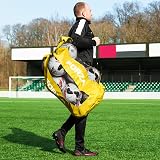 FORZA Premier Ball Carry Bag Drawstring 12 Ball Capacity Yellow view 3