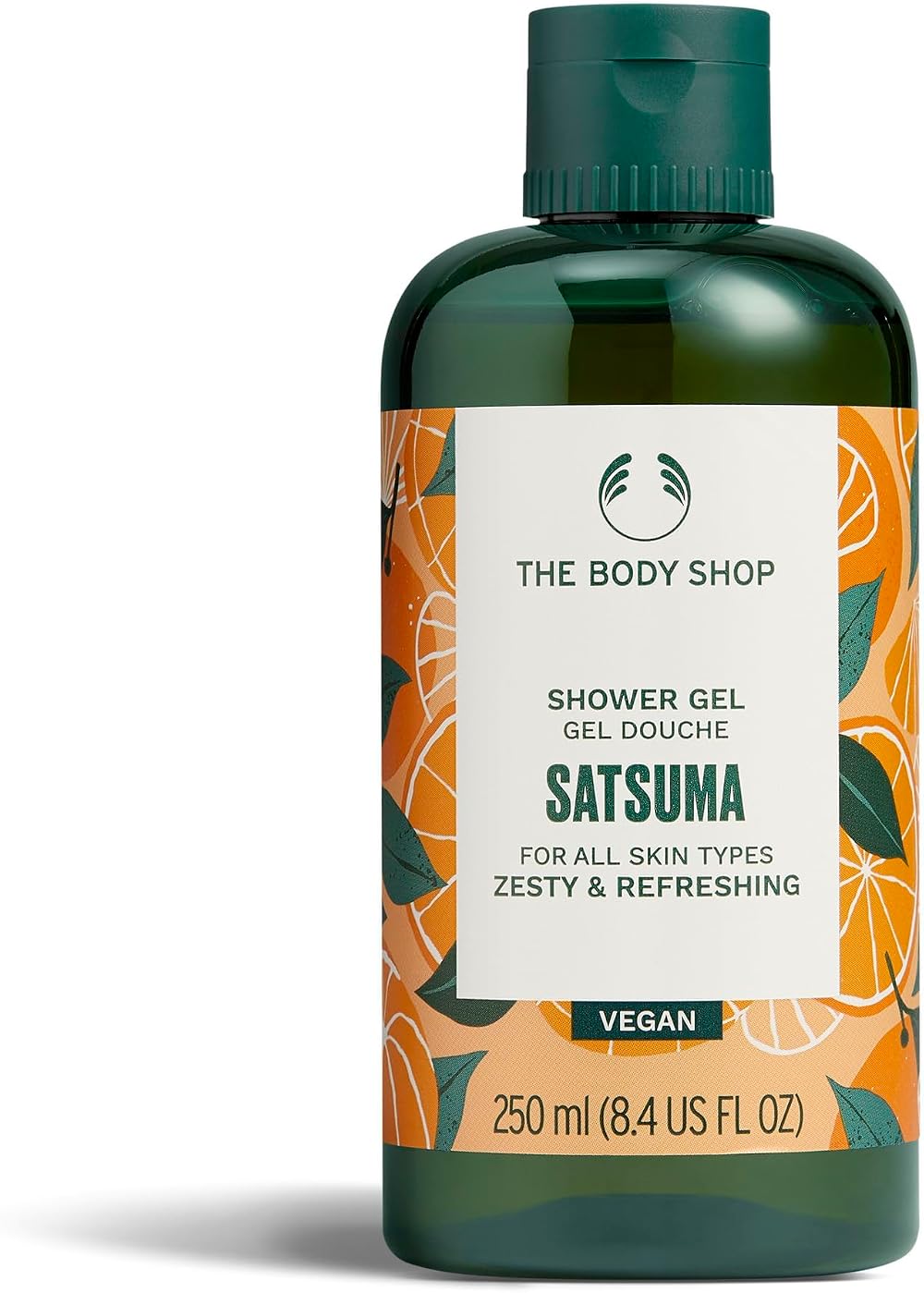 The Body Shop Satsuma Shower Gel 250ml Zesty Citrus Vegan Shower Foam