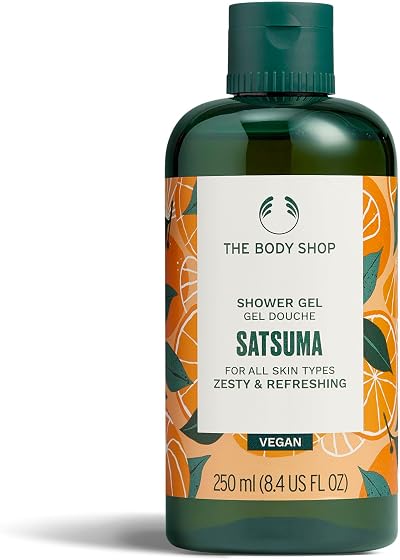 The Body Shop Satsuma Shower Gel 250ml Zesty Citrus Vegan Shower Foam