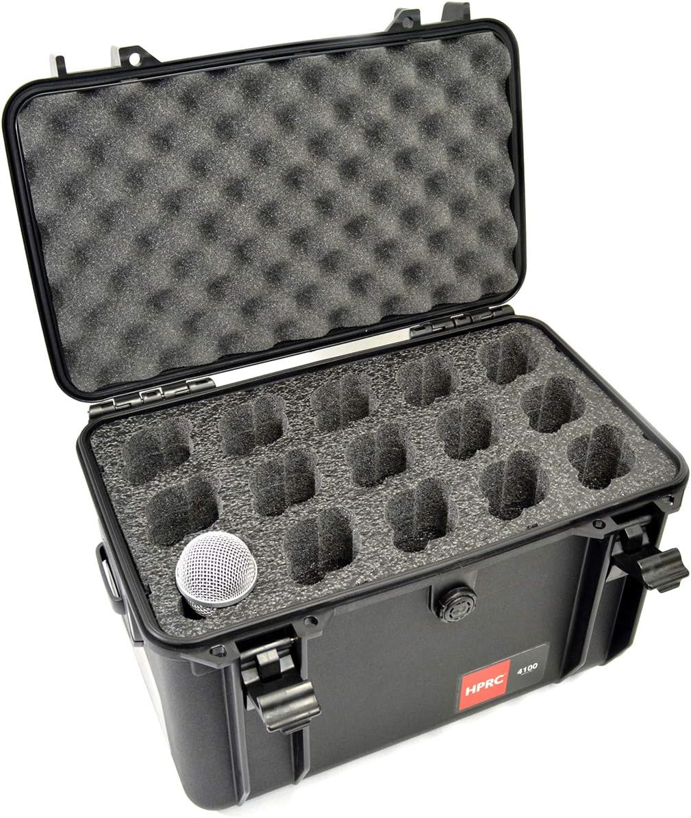 MyCaseBuilder 15 Mic Custom Designed Padded Foam Insert