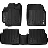 SMARTLINER Custom Fit Floor Mats 2 Row Liner Set for 2009-2013 Toyota Corolla