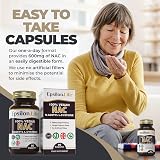 Epsilon Life NAC Supplement 600mg | Vegan Glutathione Support | 90 Caps view 6