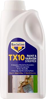Bartoline TX10 Paint and Varnish Stripper 1 L Non Caustic