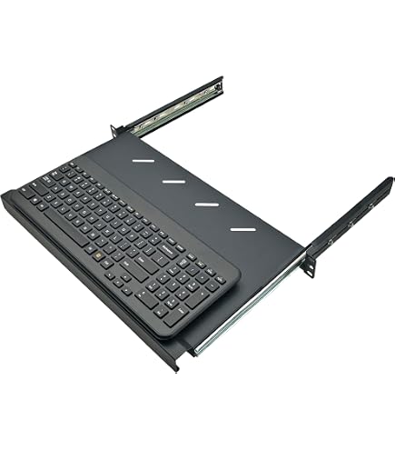 Amazon.com: Electriduct 1U Keyboard Tray - Fully Extendable