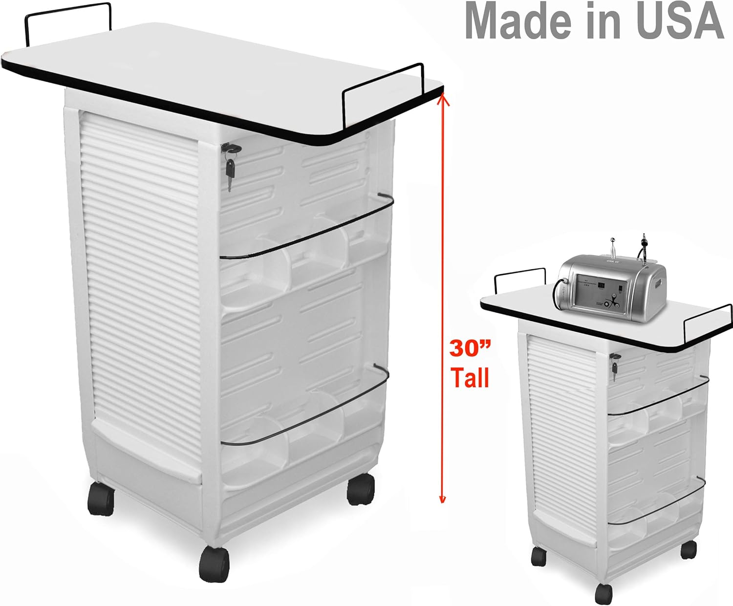 Best 30 Inch Kitchen Carts In White