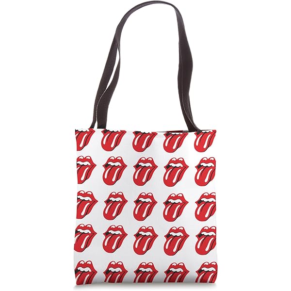Amazon.com: Official Rolling Stones Classic Repeat Tongue Black