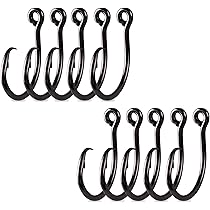 Mustad Ringed Demon Offset Circle Hook - Size 9/0, 3X Strong | Saltwater Fishing Hooks - View #7