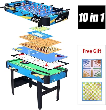 Hlc 10 In 1 Multifunknierte Tischspiel Amazon De Sport Freizeit