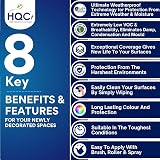 HQC Weather Shield Terracotta Masonry Paint 1L Storm Proof Scrub Resistance view 7
