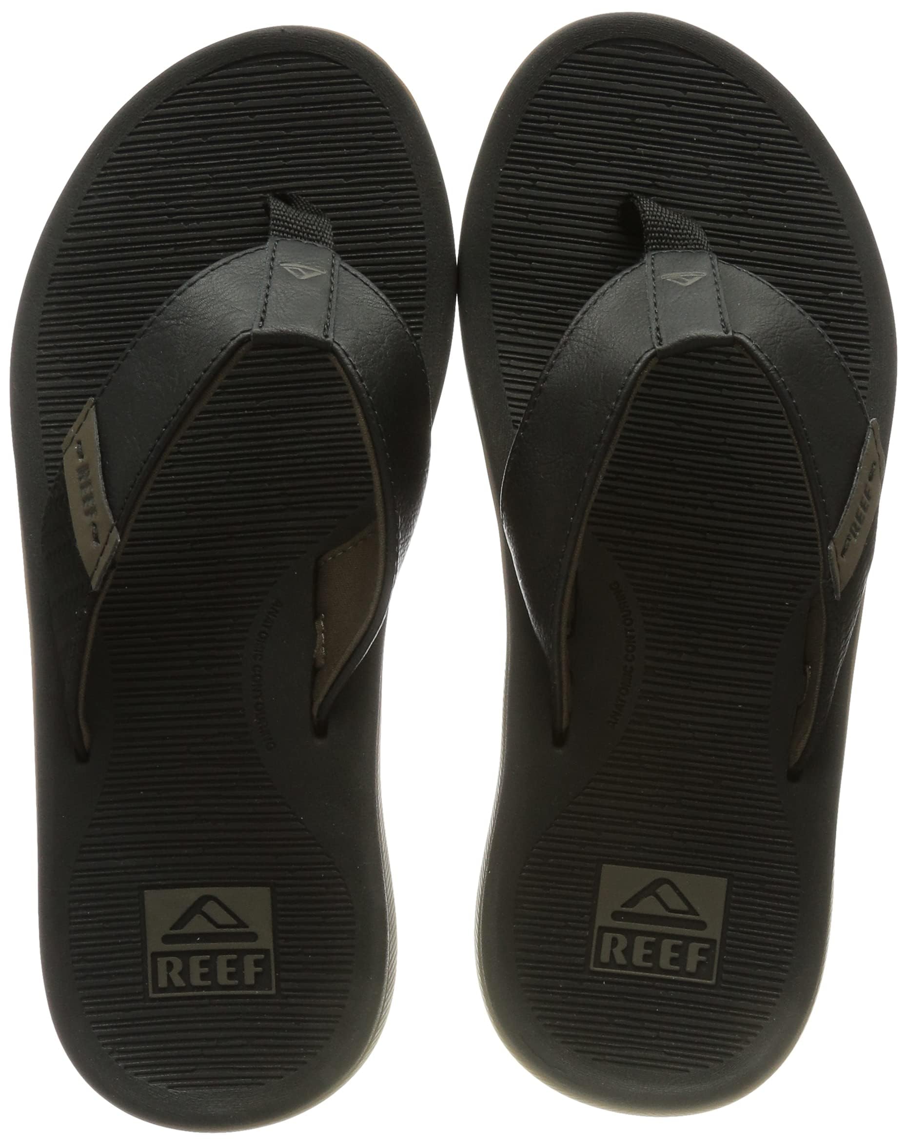 REEF Santa Ana Men's Flip Flop, Arch Support, Water Friendly, Non Marking Outsole