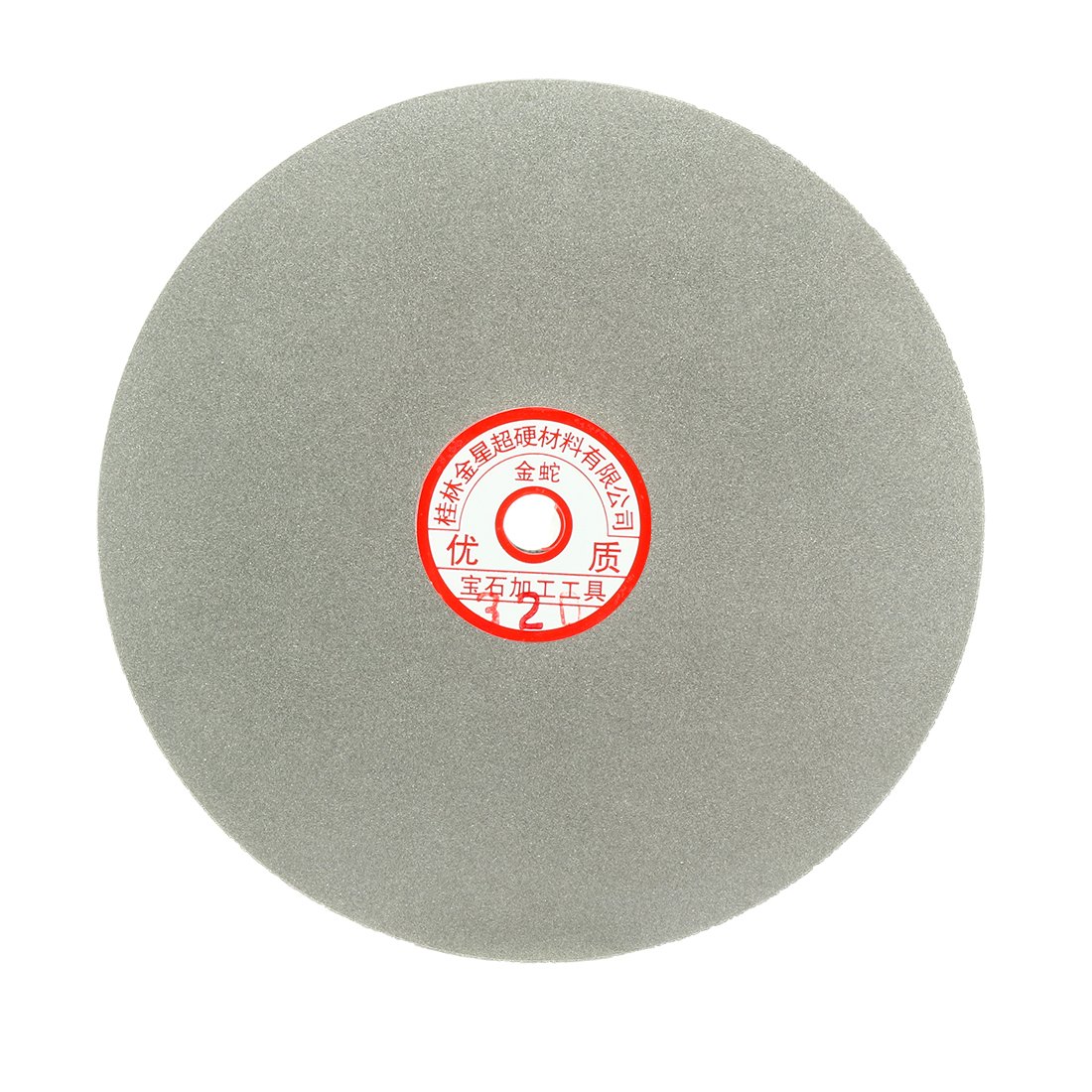 sourcingmap 200mm 8-inch Grit 320 Diamond Coated Flat Lap Disk Wheel Grinding Sanding Disc — image 1