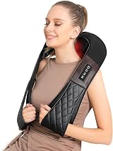 WOQQW Shiatsu Back Neck Massager with Heat 4D Kneading for Pain Relief view 3