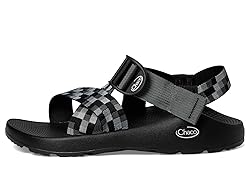 Chaco Men's MEGA Z Classic Sandal, Pixel B/W, 12