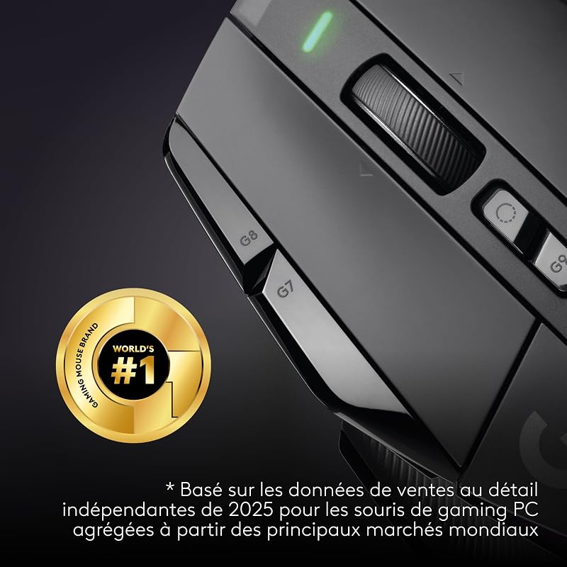 G502 X PLUS LIGHTSPEED Souris Gaming RVB Sans Fil - Noir