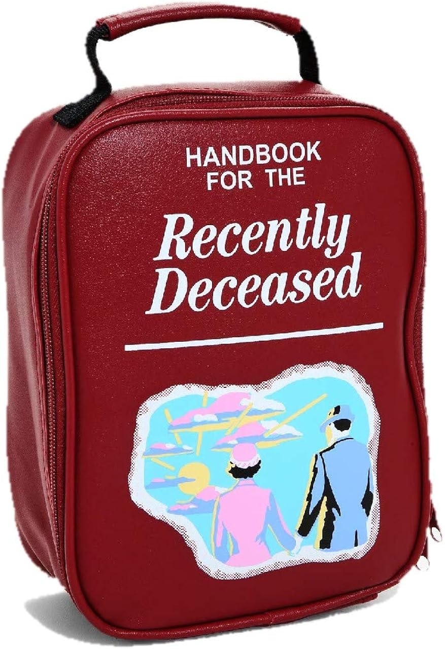 beetlejuice handbook for the recently deceased crossbody bag